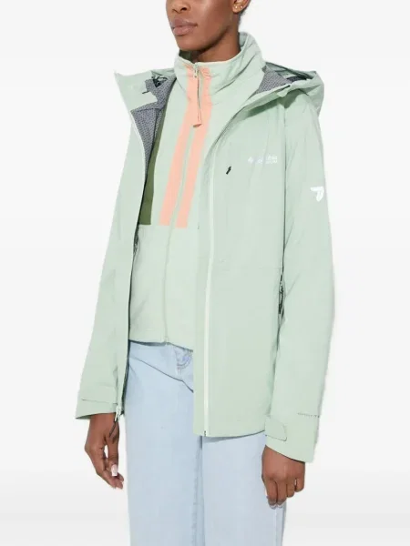 Geacă Columbia cu glugă verde