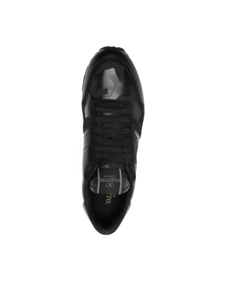Sneakersy Valentino Garavani skórzane czarne