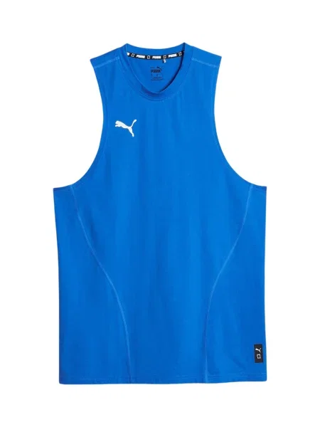 PUMA Tricou funcțional Hoops Team albastru alb