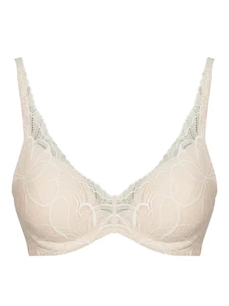 Bodi Triumph s čipko bež