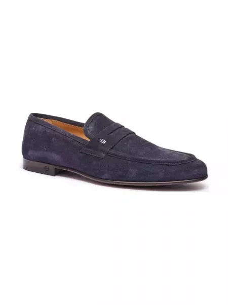 Baldinini Loafer cipők | hasított bőr kék