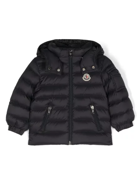 Kurtka dziecięca Moncler Enfant niebieska