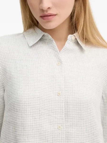 Cămașă Theory în carouri cu imagine