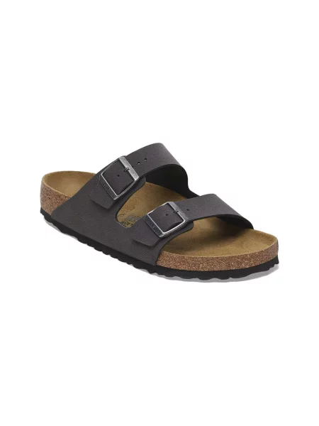 Pantofi Birkenstock de catifea gri