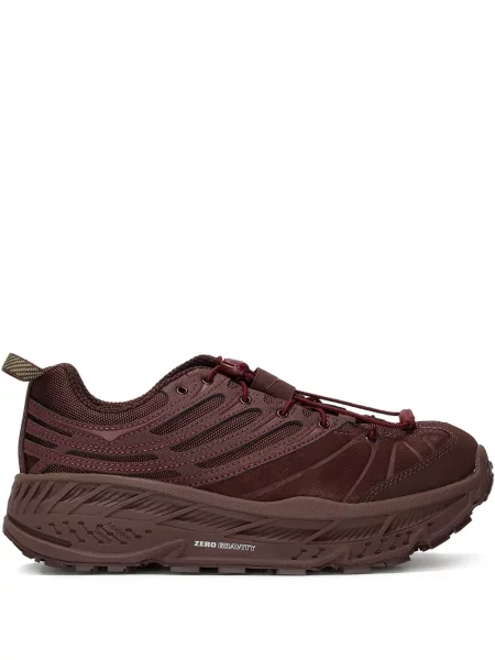 Мрежест бягане топ Hoka кафяво