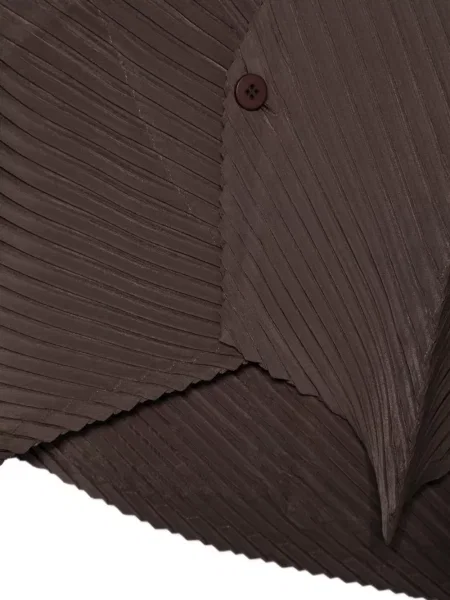 Bluză Issey Miyake plisată maro