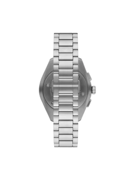 Lniany zegarek Emporio Armani szary