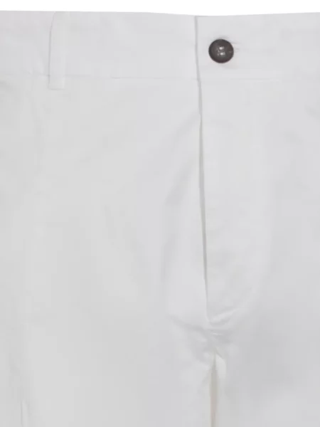 Pantaloni Eleventy plisate alb