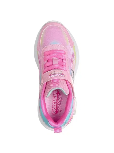 Buty sportowe dla dzieci Skechers Garage Glam Racer różowe