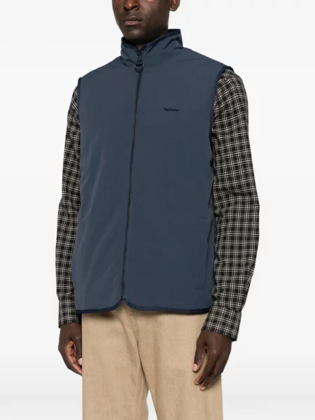 Reversibil vestă Barbour albastru