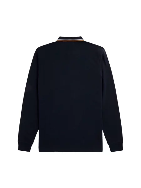 Fred Perry Koszulka Polo Z Piki blau białe