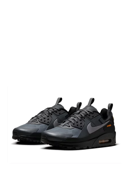 Sneakerși Nike Air Max 90 cu șireturi din dantelă gri