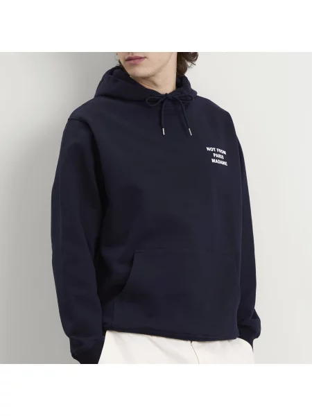 Bluza z kapturem Drole De Monsieur granatowa