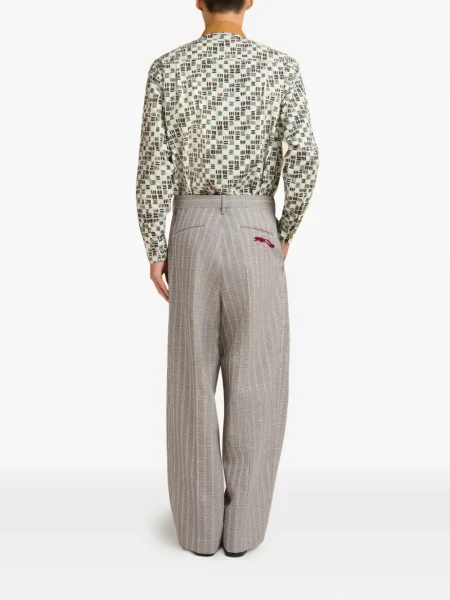 Pantaloni Marni plisate gri