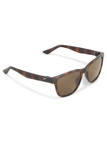 PUMA Okulary przeciwsłoneczne Sport Lifestyle Trending Havana/Havana/Brązowy OSFA brązowe