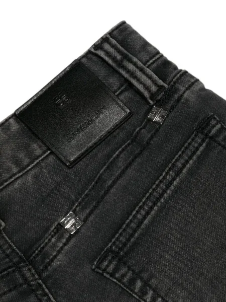 Szorty jeansowe dziecięce Givenchy czarne