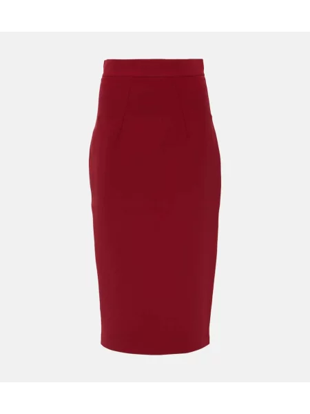 Fustă tip creion Safiyaa roșu