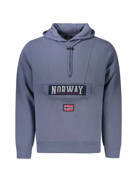 Hanorac cu glugă Norway 1963 cu autograf cu cordon albastru