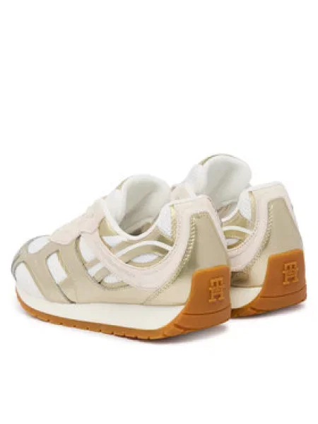 Tommy Hilfiger Superge Th Chic Metallic Retro Runner zlata