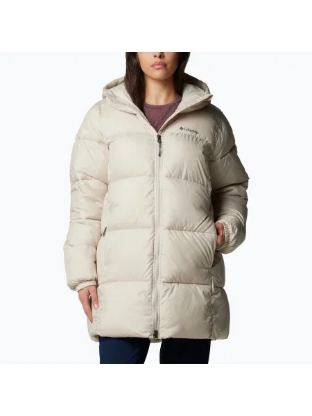 Columbia jachetă de femei Puffect II Mid Hooded dark stone