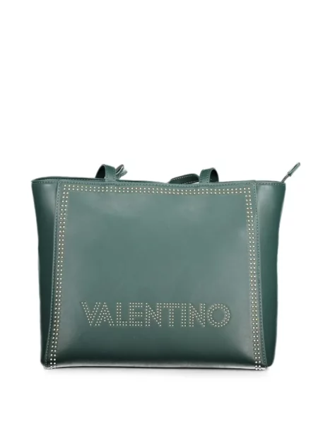 Shopper táska Mario Valentino autogrammal zöld