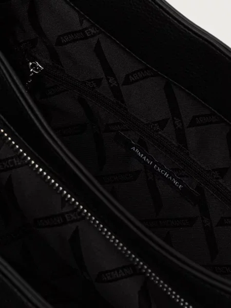 Кожаная сумка шоппер Armani Exchange
