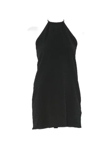 Rochie mini Hunza G cu gât halter negru
