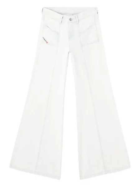 Jeansy dzwony Diesel dzwony białe