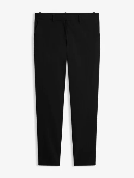 Eleganckie spodnie ze stretchem z bengaliny czarne