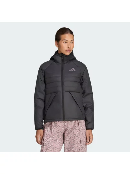 Bunda Terrex Multi CLIMAWARM Insulated Hooded černá