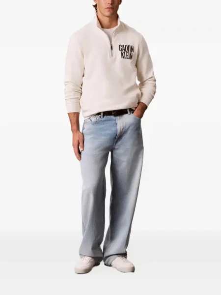 Hanorac cu fermoar Calvin Klein cu autograf