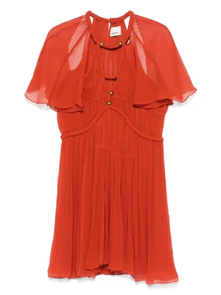 Odgovarati mini haljina Isabel Marant narančasta