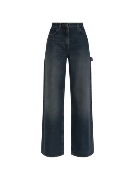 Pantaloni Courreges retro albastru