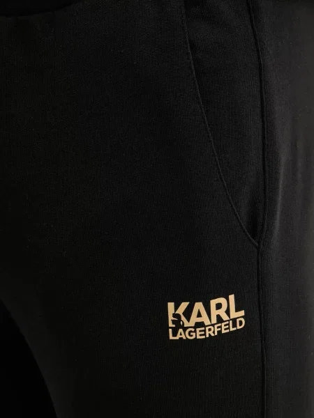 Спортивні штани Karl Lagerfeld однотонні золотий