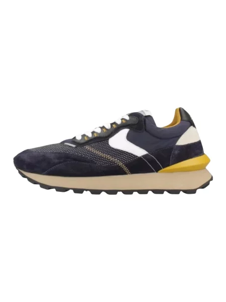 Sneakersy Voile Blanche skórzane niebieskie