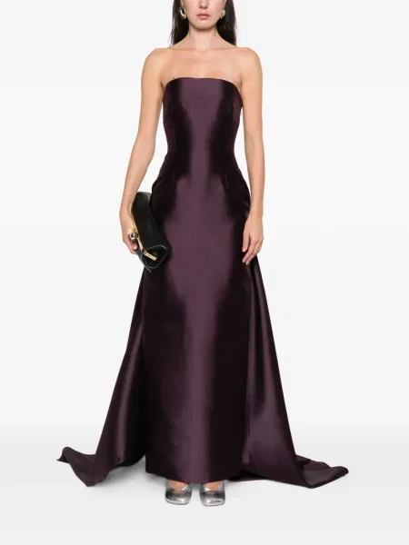 Rochie maxi Solace London de costum violet