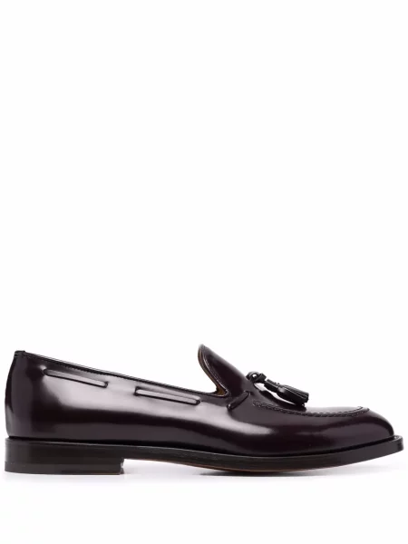 Pantofi loafer Scarosso din piele violet