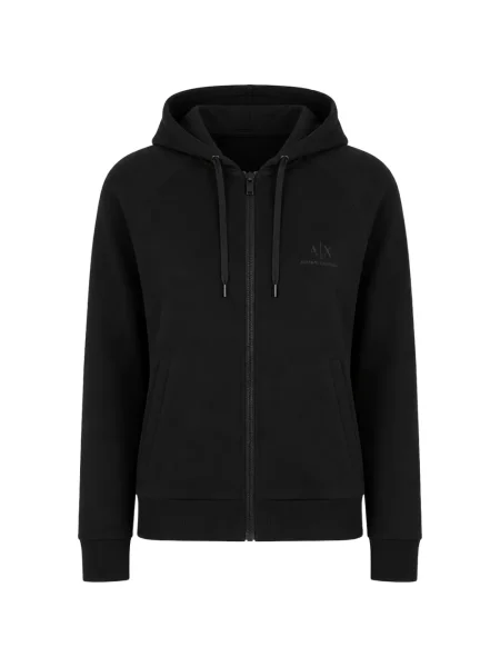 Кристал суичър с качулка Armani Exchange черно