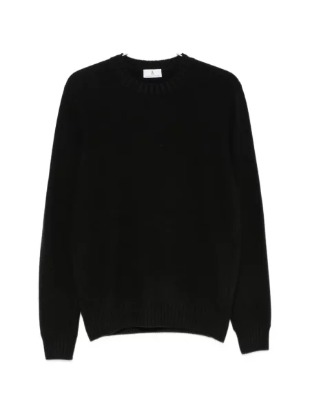 Pulover Magazzino Ricambi cu decolteu rotund negru