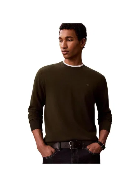 Calvin Klein Pulover Kaki verde