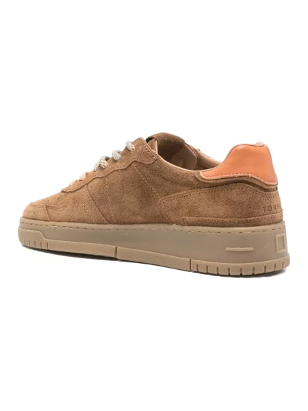 Sneakersy D.a.t.e. skórzane brązowe