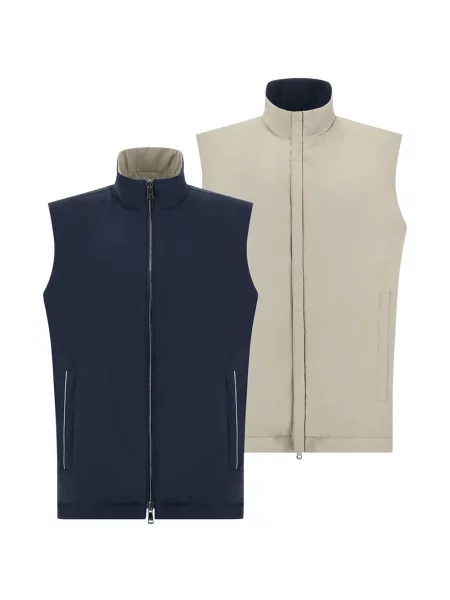 Vestă Paul & Shark reversibilă albastru