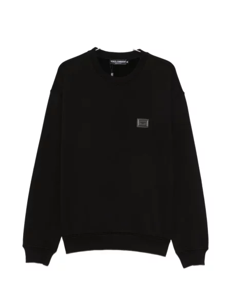 Pulover Dolce & Gabbana cu autograf negru