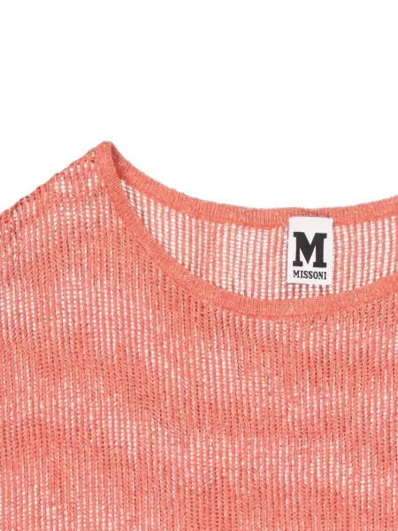 Top Missoni tricotate portocaliu