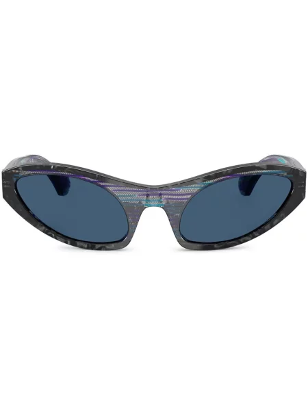 Ovalne sunčane naočale Alain Mikli ljubičasta