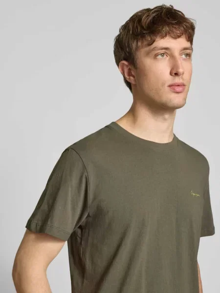 T-shirt z czystej bawełny w kroju regular fit model CONNOR' Pepe Jeans