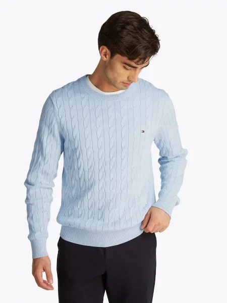 Tommy Hilfiger Sveter Classic Svetlo modrá