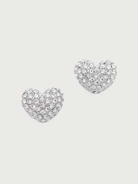 MARC JACOBS cercei pentru femei din alamă PAVE BALLOON HEART