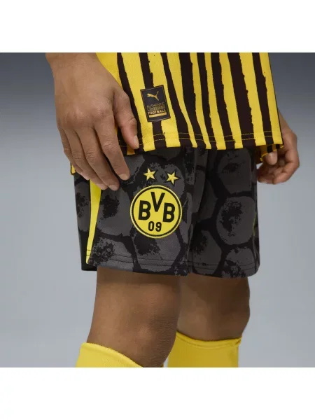 PUMA Młodzieżowe szorty KIDSUPER × BORUSSIA DORTMUND Odzież czarny