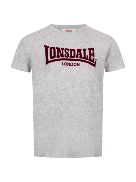 LONSDALE Tricou maro închis / amestecat gri